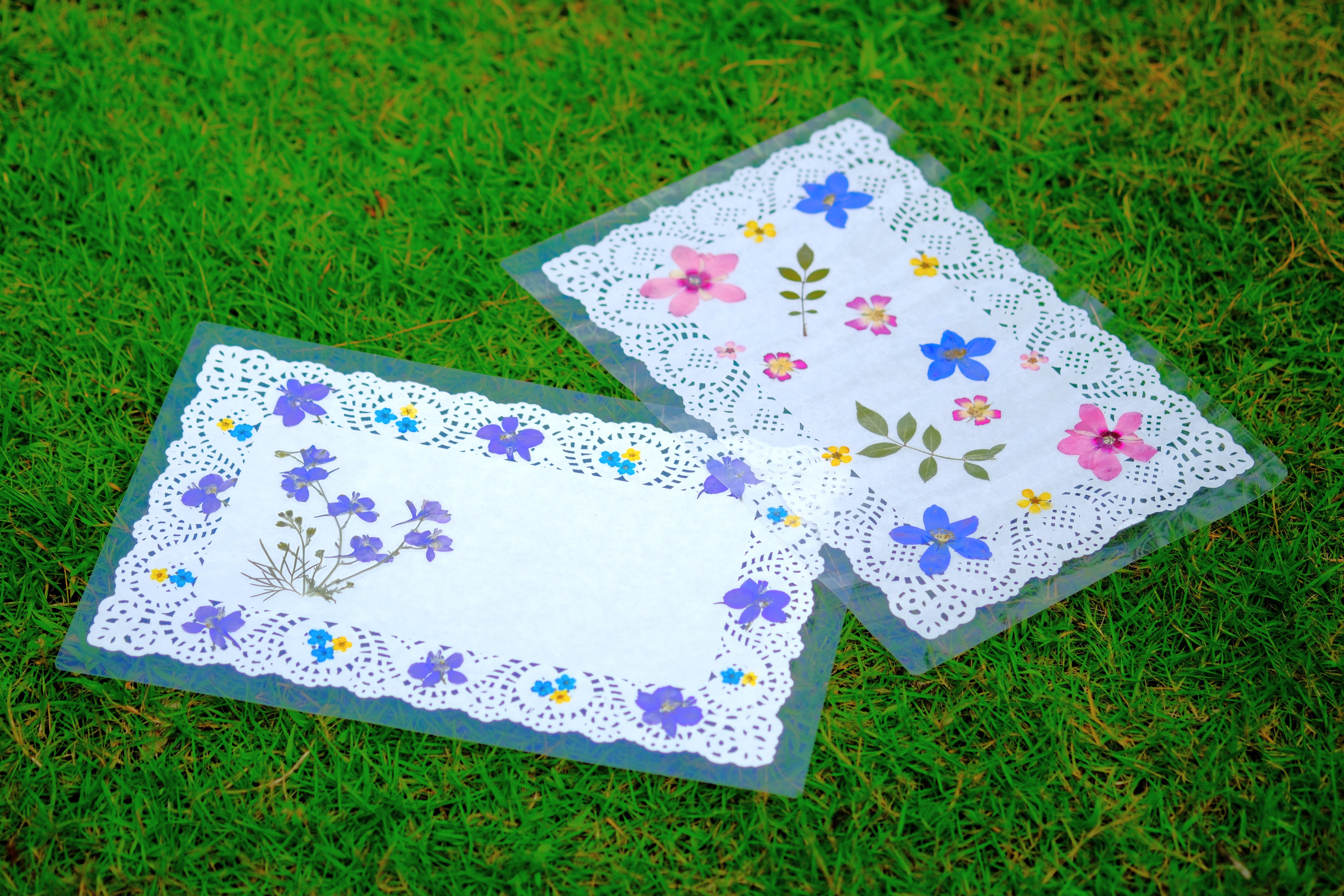【 La Renaissance 】会津ストライプ 咲き誇る小花 祈り刺繍マット DSCF0386.jpg
