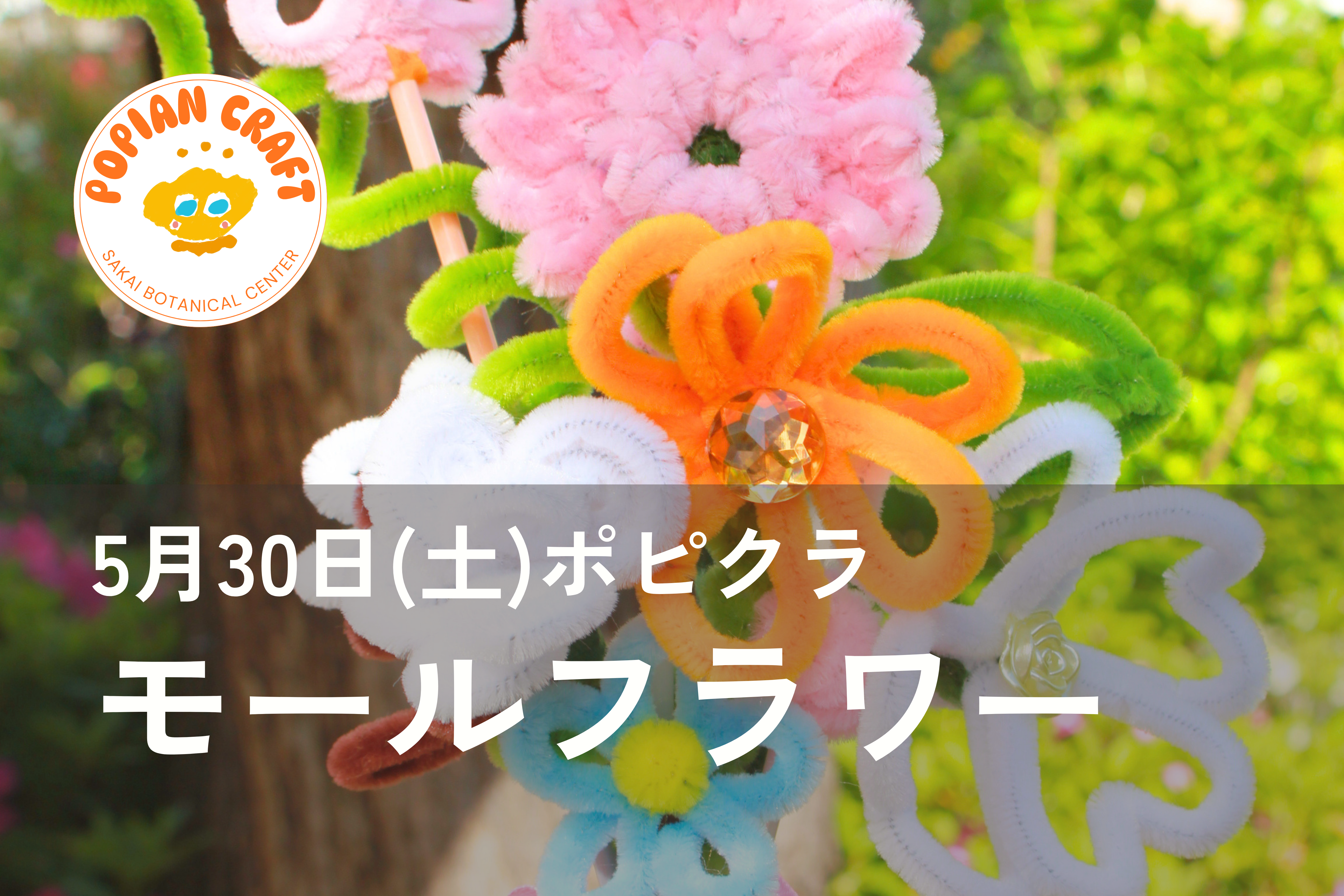 モールフラワー専用 終了】ポピクラ「かわいいモールフラワーをつくろう！」 | 堺市都市
